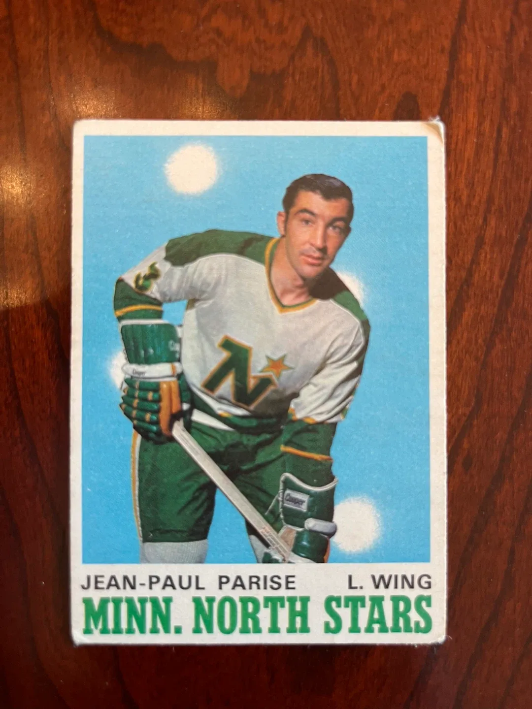 1970-71 O-PEE-CHEE #168 JEAN-PAUL PARISE MINNESOTA NORTH STARS