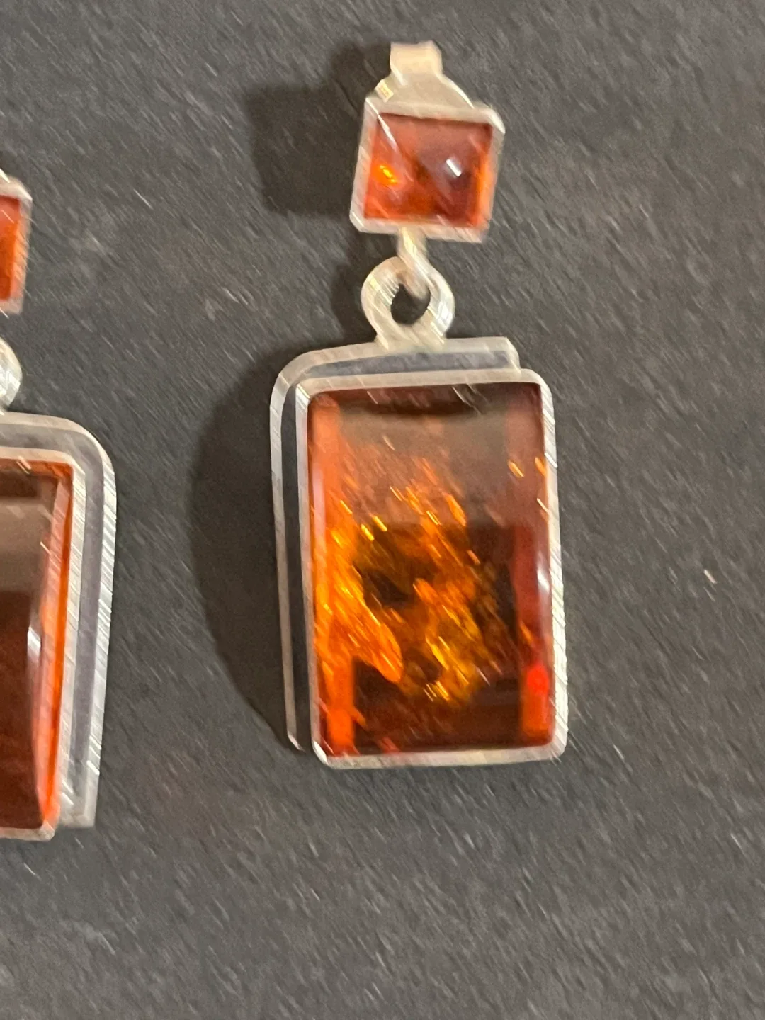 Amber Drop Earrings image indicator(3)