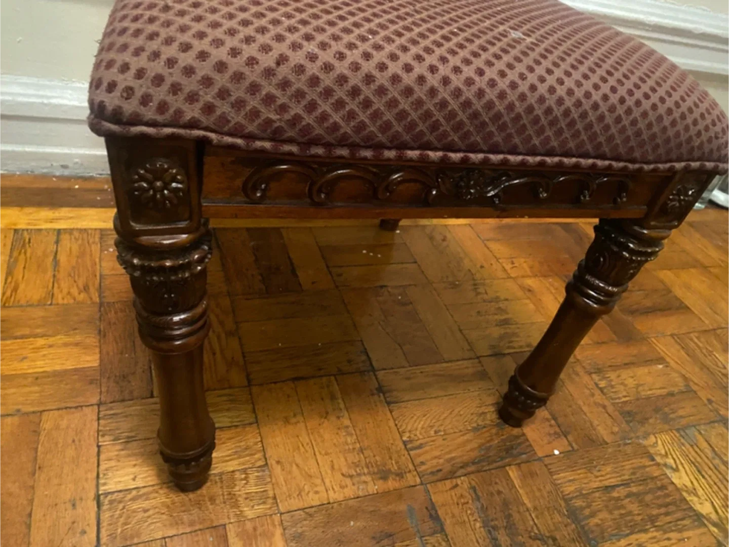 Vintage Brown Wooden  2 Chair image indicator(2)