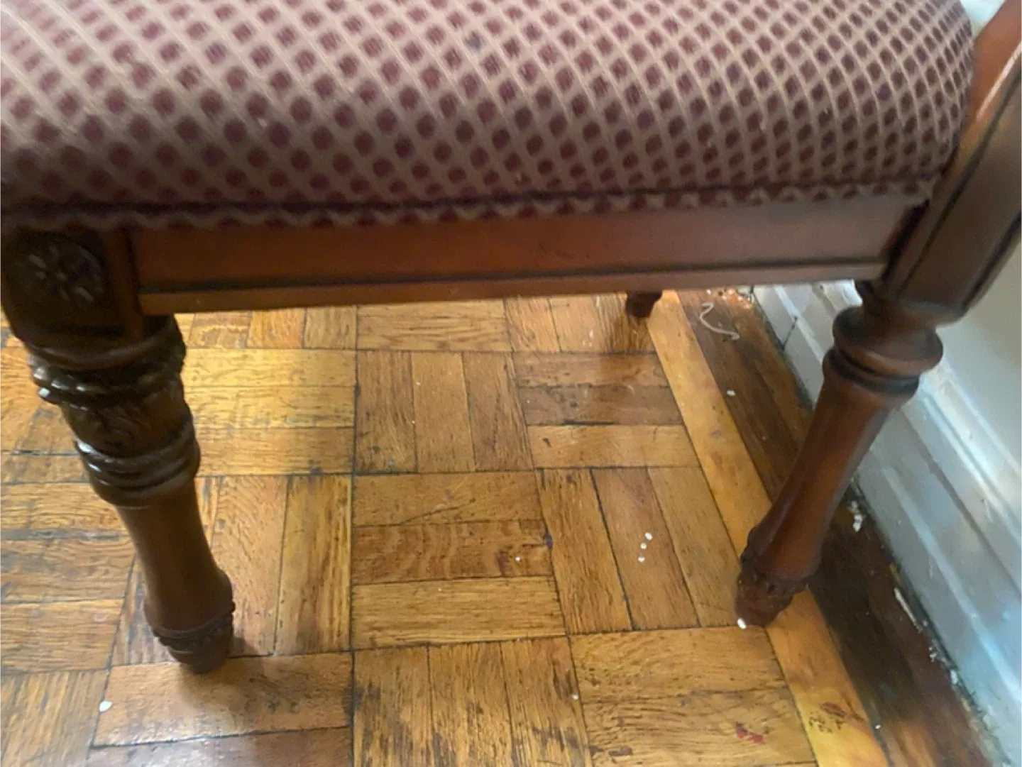 Vintage Brown Wooden  2 Chair image indicator(3)