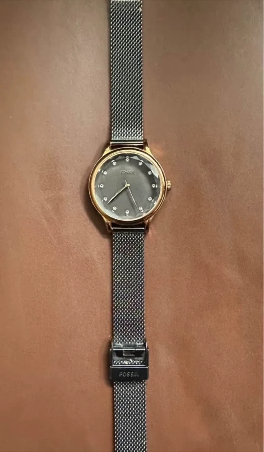 Fossil Ladies' Watch w/ Mesh Band - $60 image indicator(2)