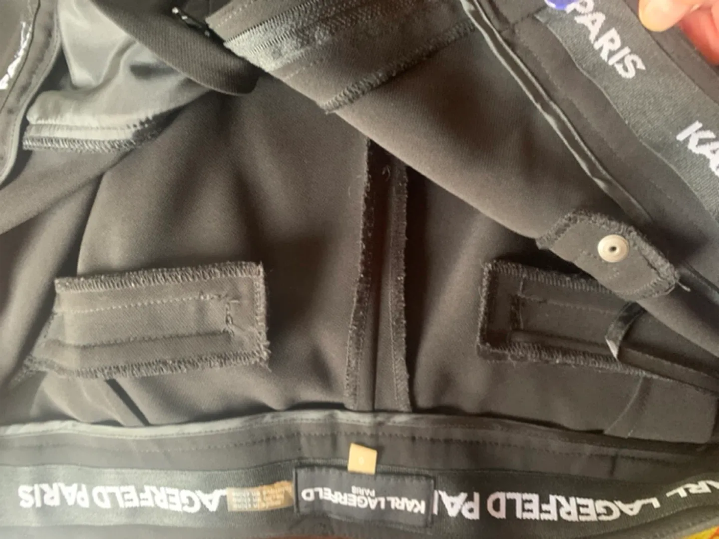 Karl Lagerfeld Paris Black  Pants #CLEANOUT image indicator(7)