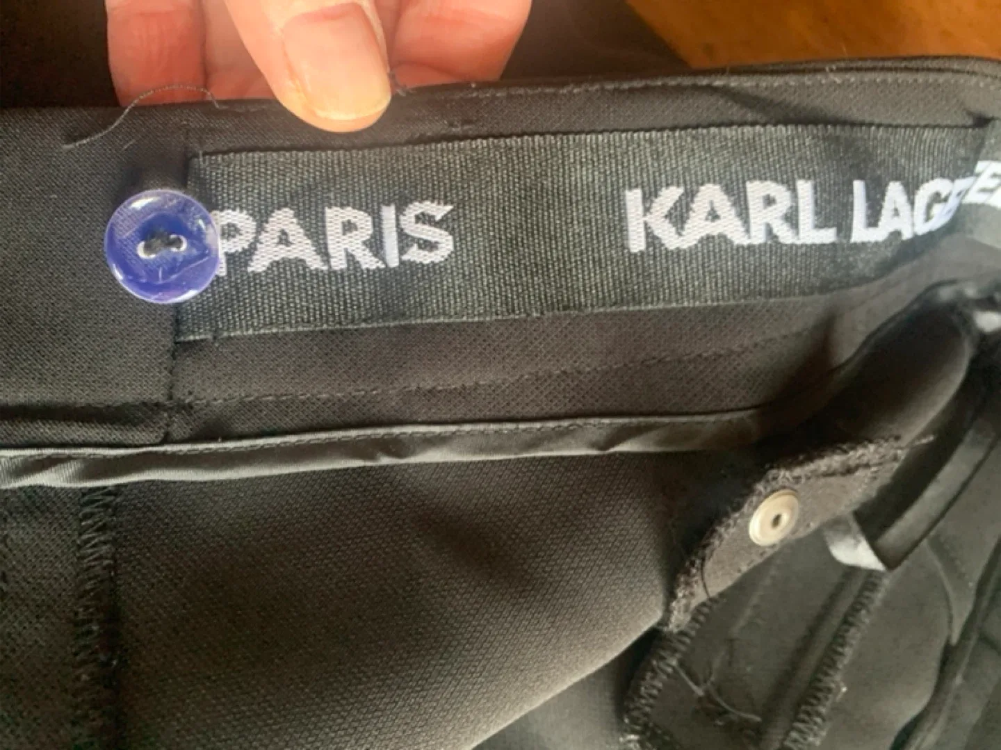 Karl Lagerfeld Paris Black  Pants #CLEANOUT