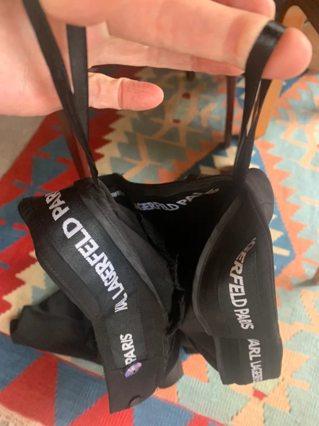 Karl Lagerfeld Paris Black  Pants #CLEANOUT image indicator(8)