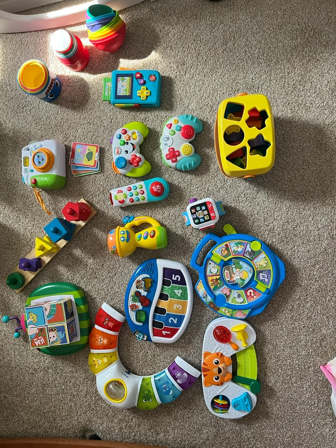 Mixed Lot of Baby/Toddler Toys - Fisher-Price, LeapFrog