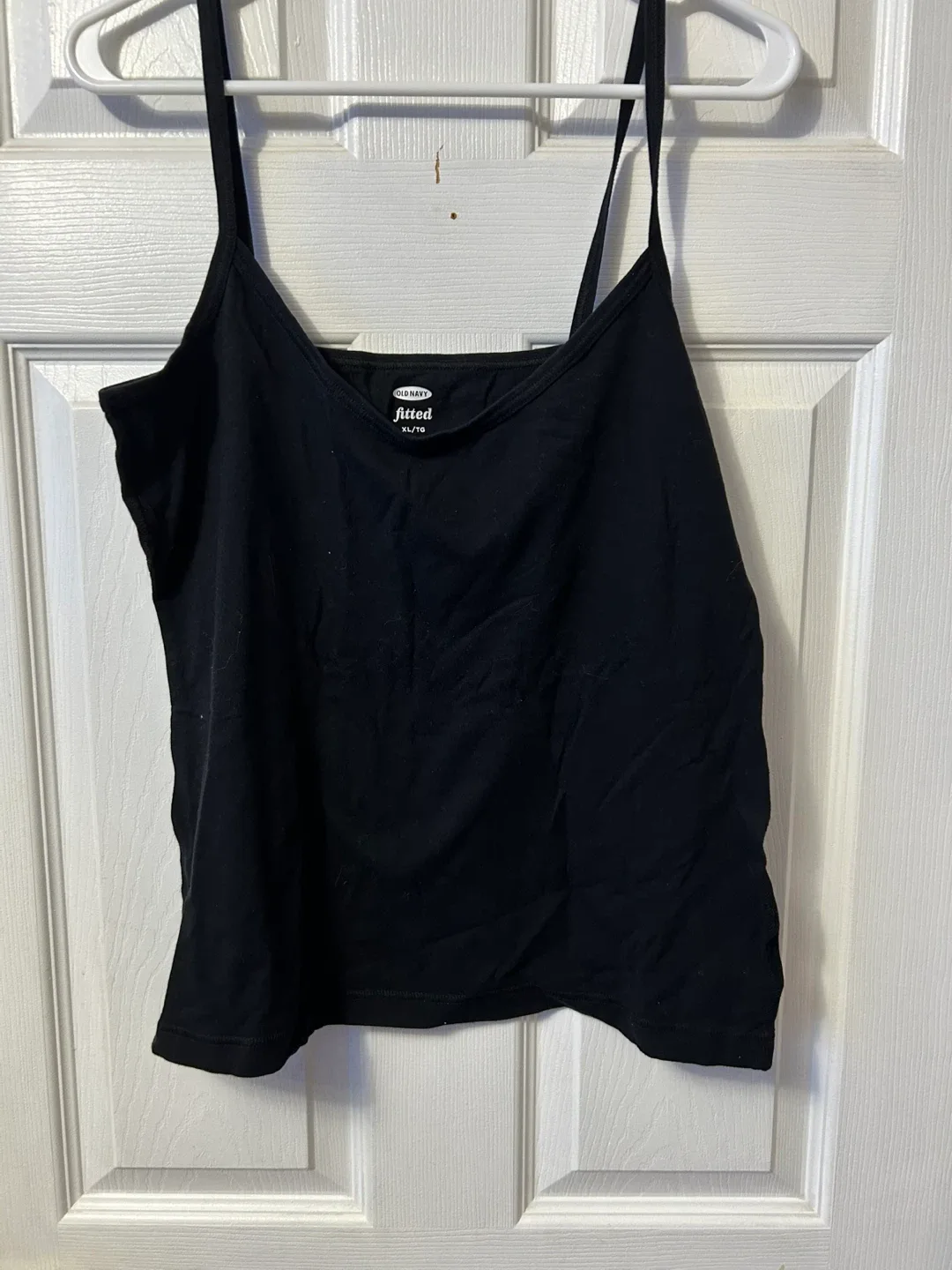 Old Navy Fitted Black Tank Top - XL image indicator(3)