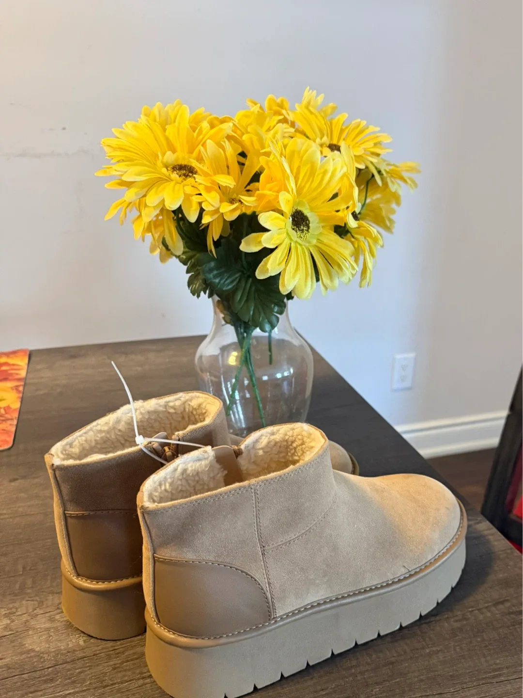 New Tan Booties - Size 8 image indicator(2)