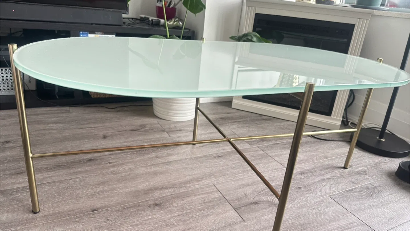 Glass Top Coffee Table