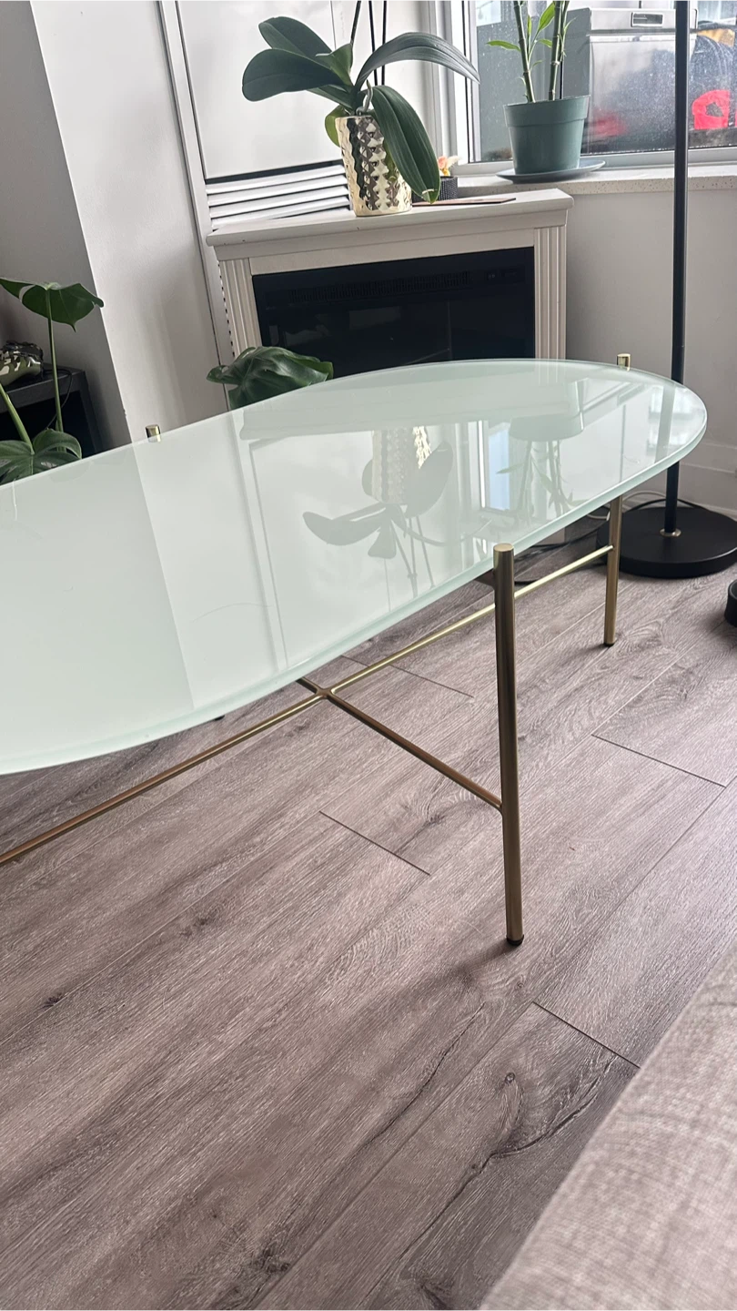 Glass Top Coffee Table - photo 2