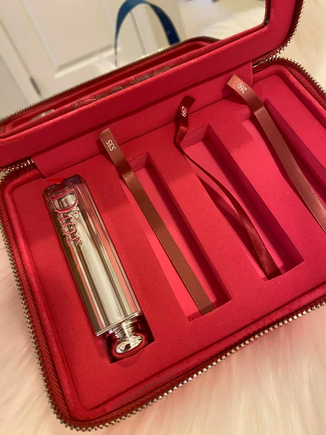 💯Authentic Dior Saddle Make up case w/ BN 💄(976) image indicator(6)