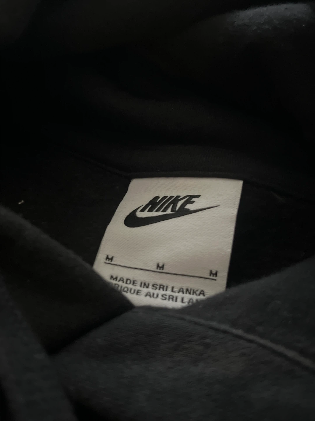Nike Black Hoodie - Size M - photo 3