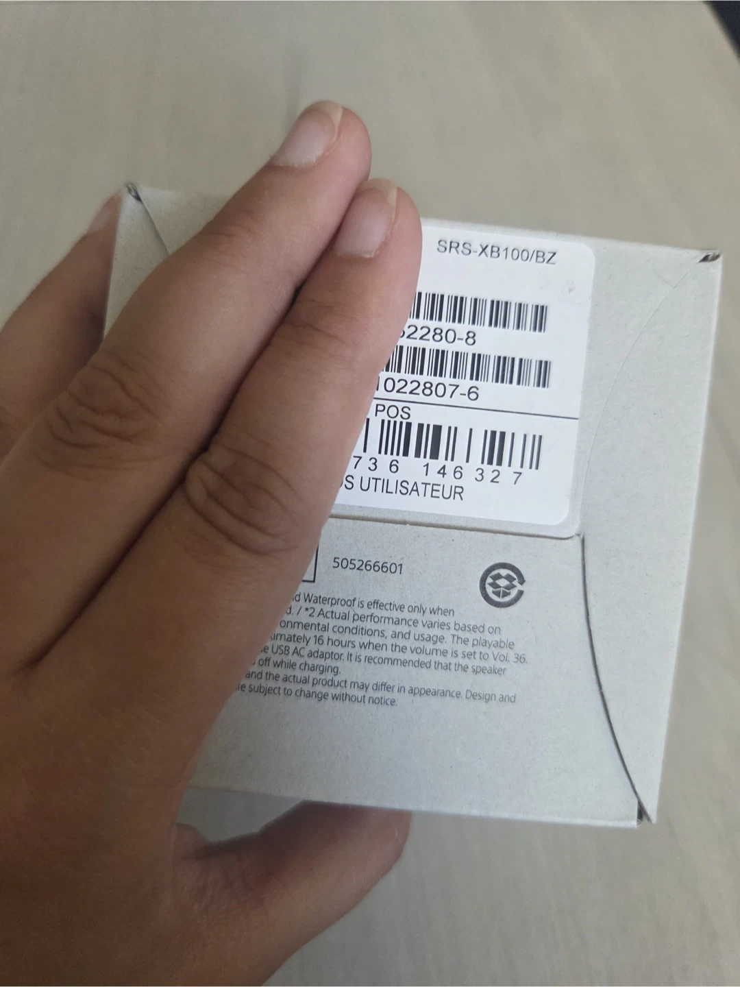 New Sony XB100 Wireless Speaker - Black - photo 2