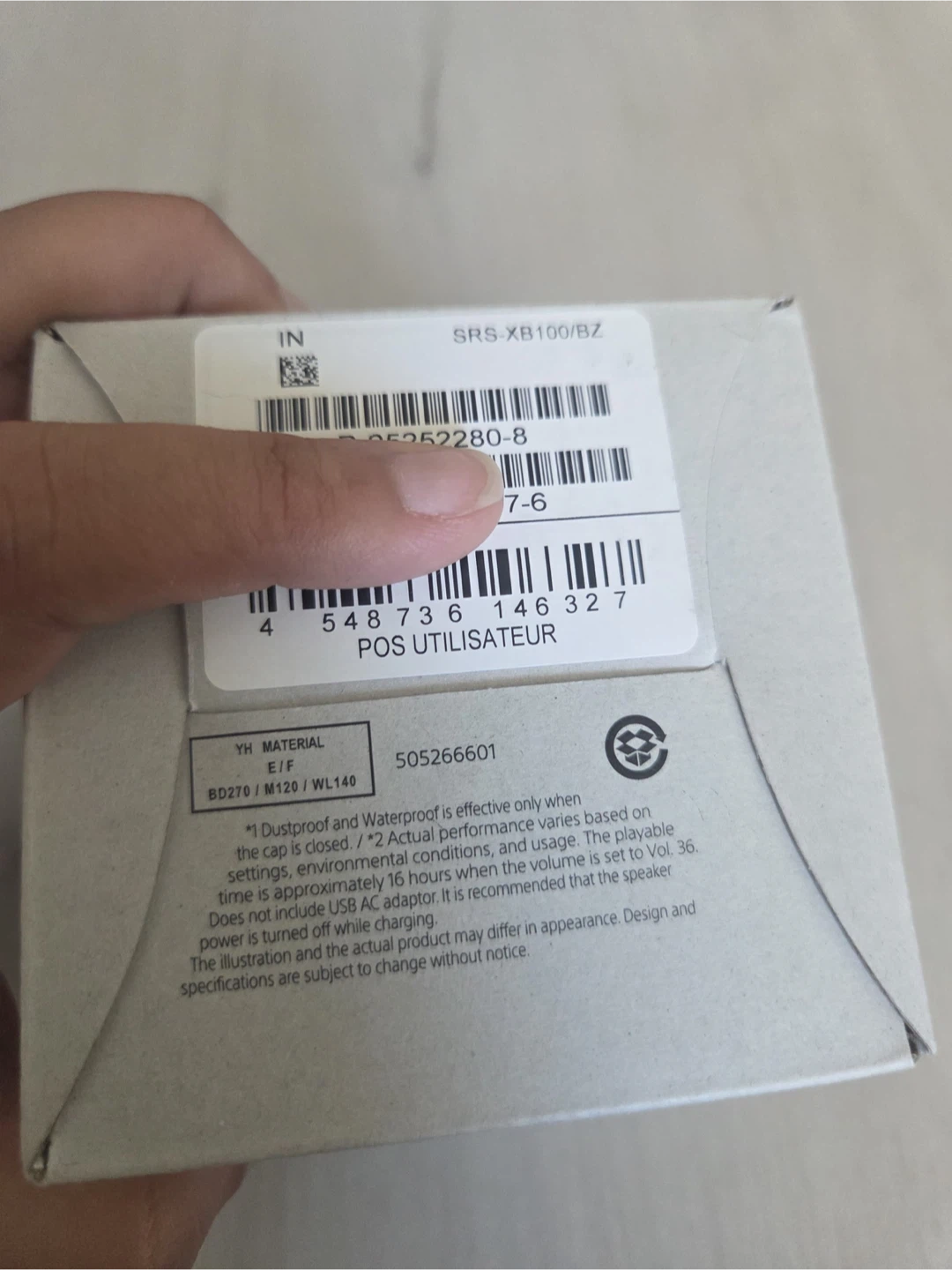 New Sony XB100 Wireless Speaker - Black - photo 3