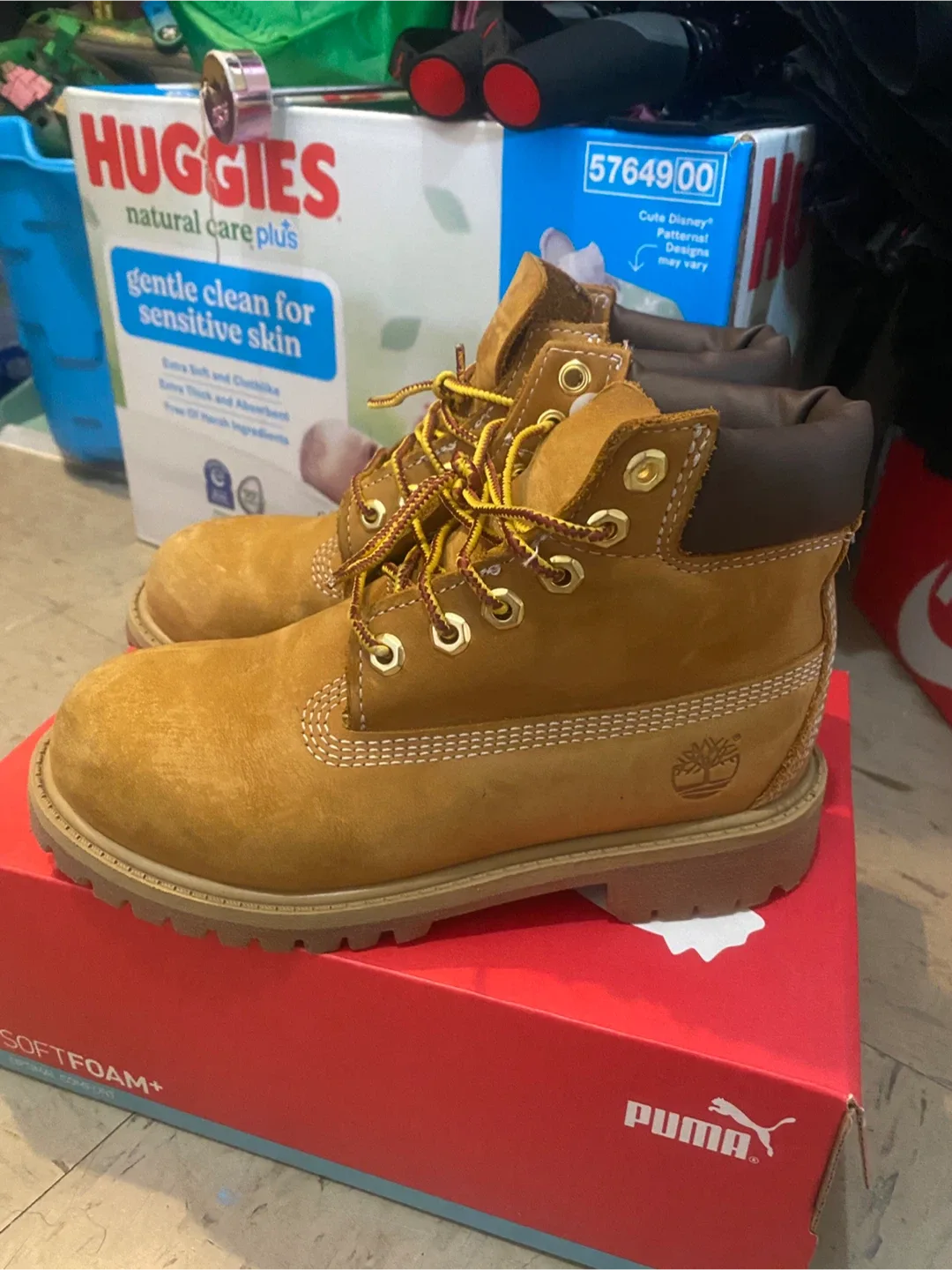 Timberland Toddler Boots Size 1M image indicator(2)