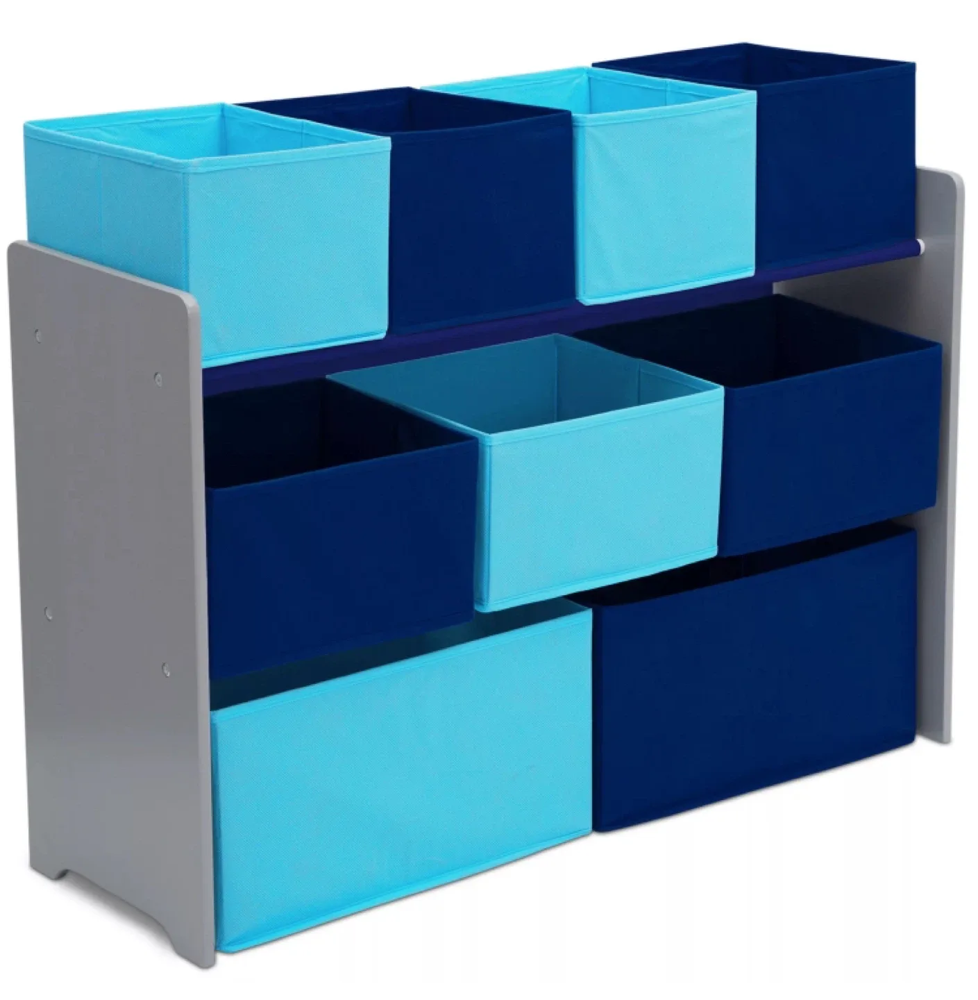 Kids Toy Storage Organizer w/ Fabric Bins