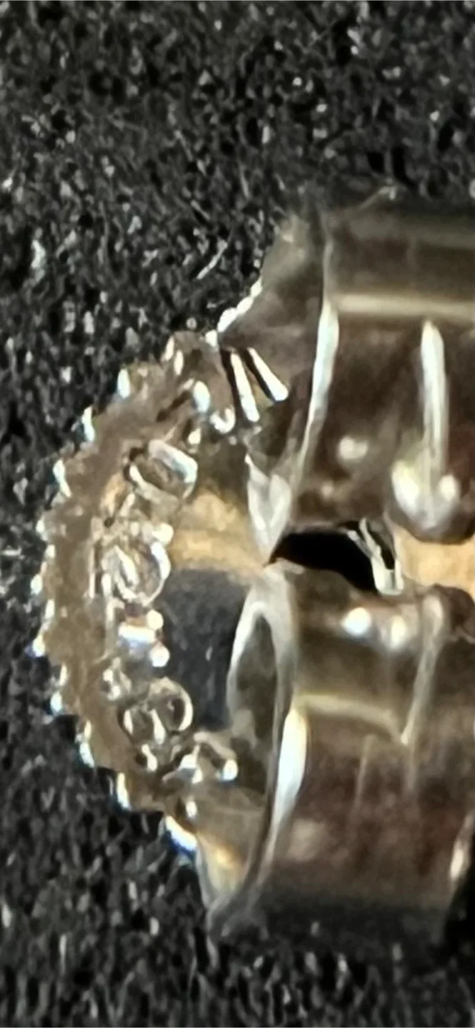 Vintage Silver Tone Dangle Earrings image indicator(7)