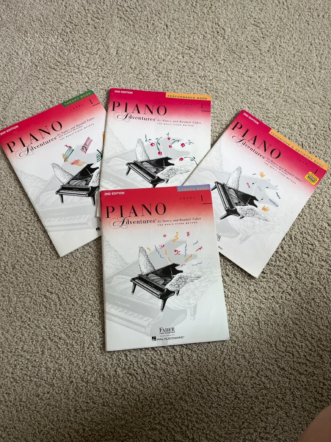 Piano Adventures Books by Nancy and Randall Faber