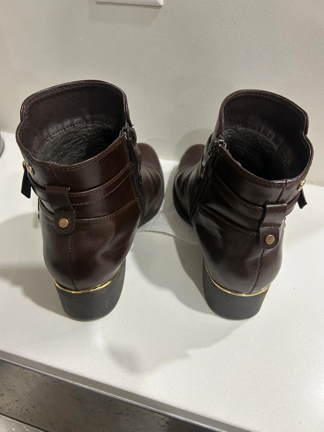 Lady Comfort Brown Ankle Boots image indicator(3)