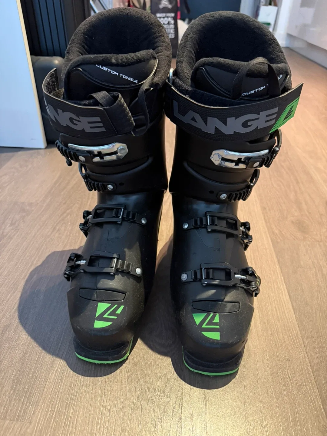 Lange RX 100 Ski Boots - Black/Green