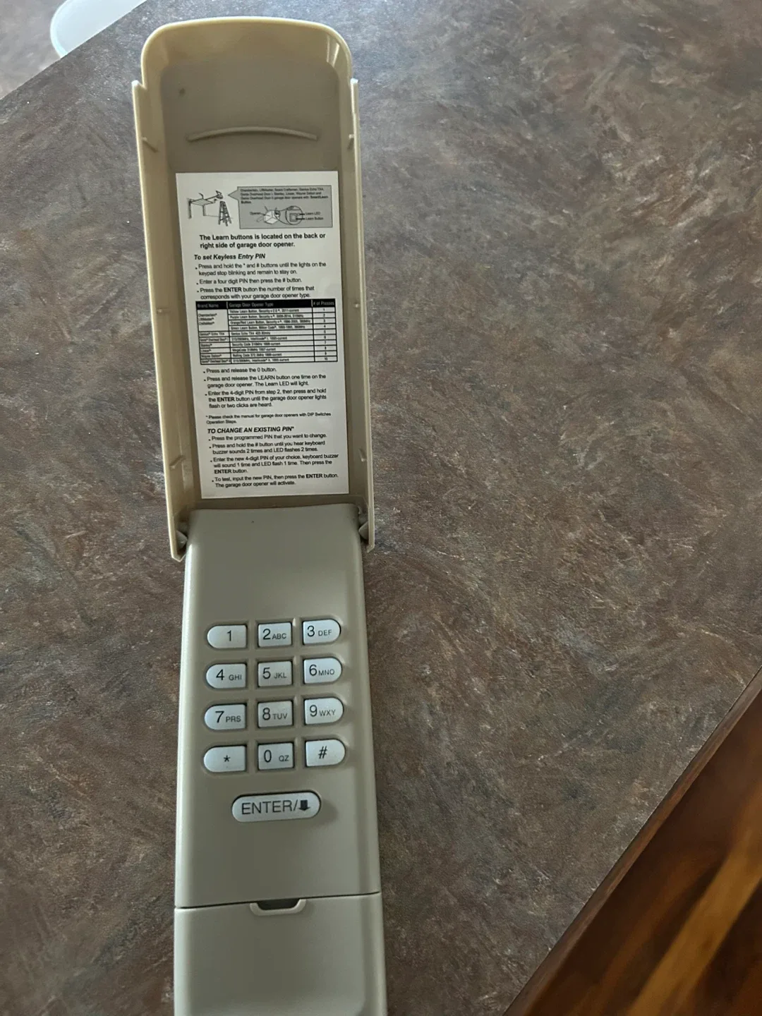 Universal Garage Door Wireless Keypad - New in Box! image indicator(7)