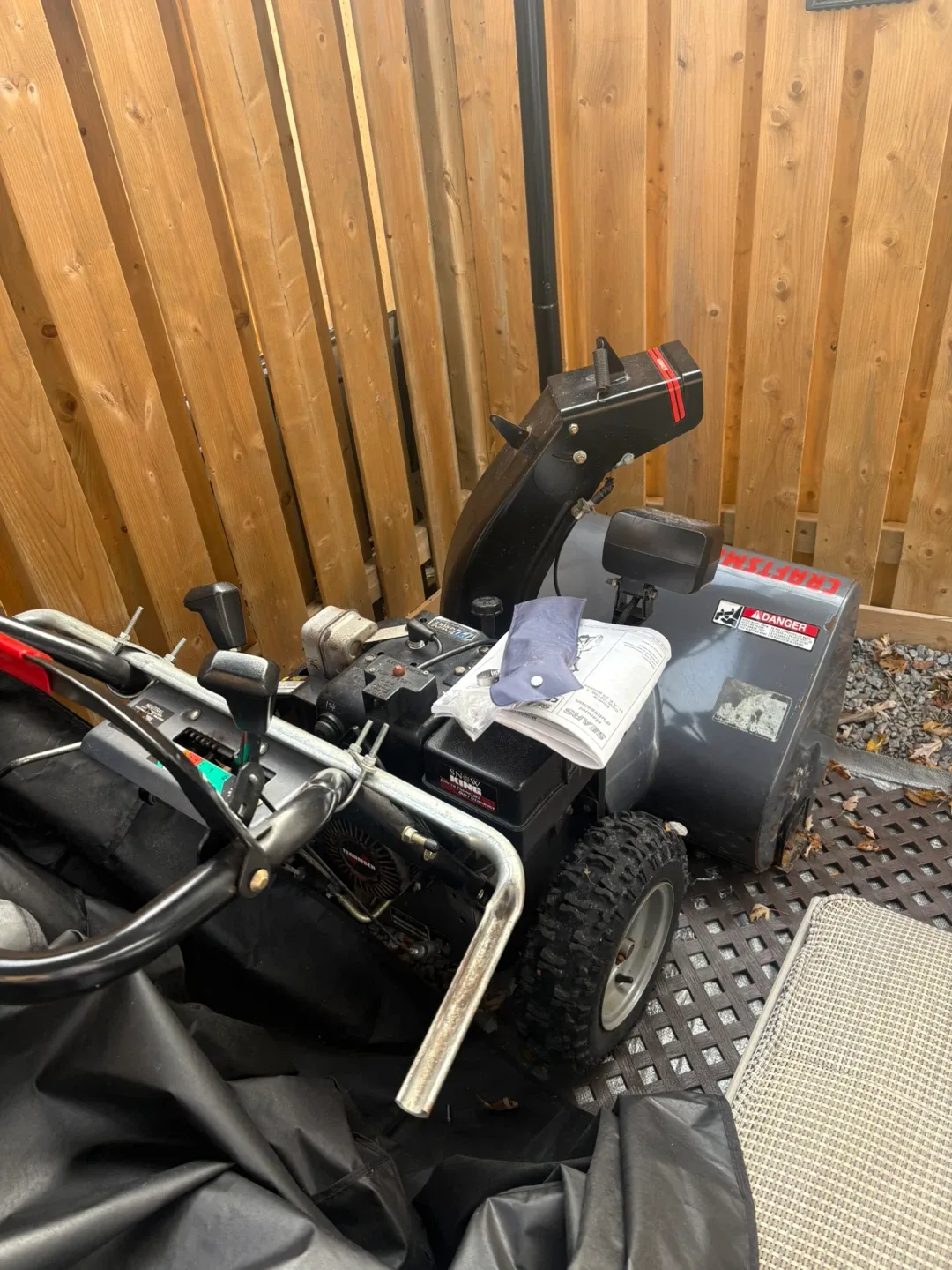 Craftsman Snowblower - Ready for Winter!
