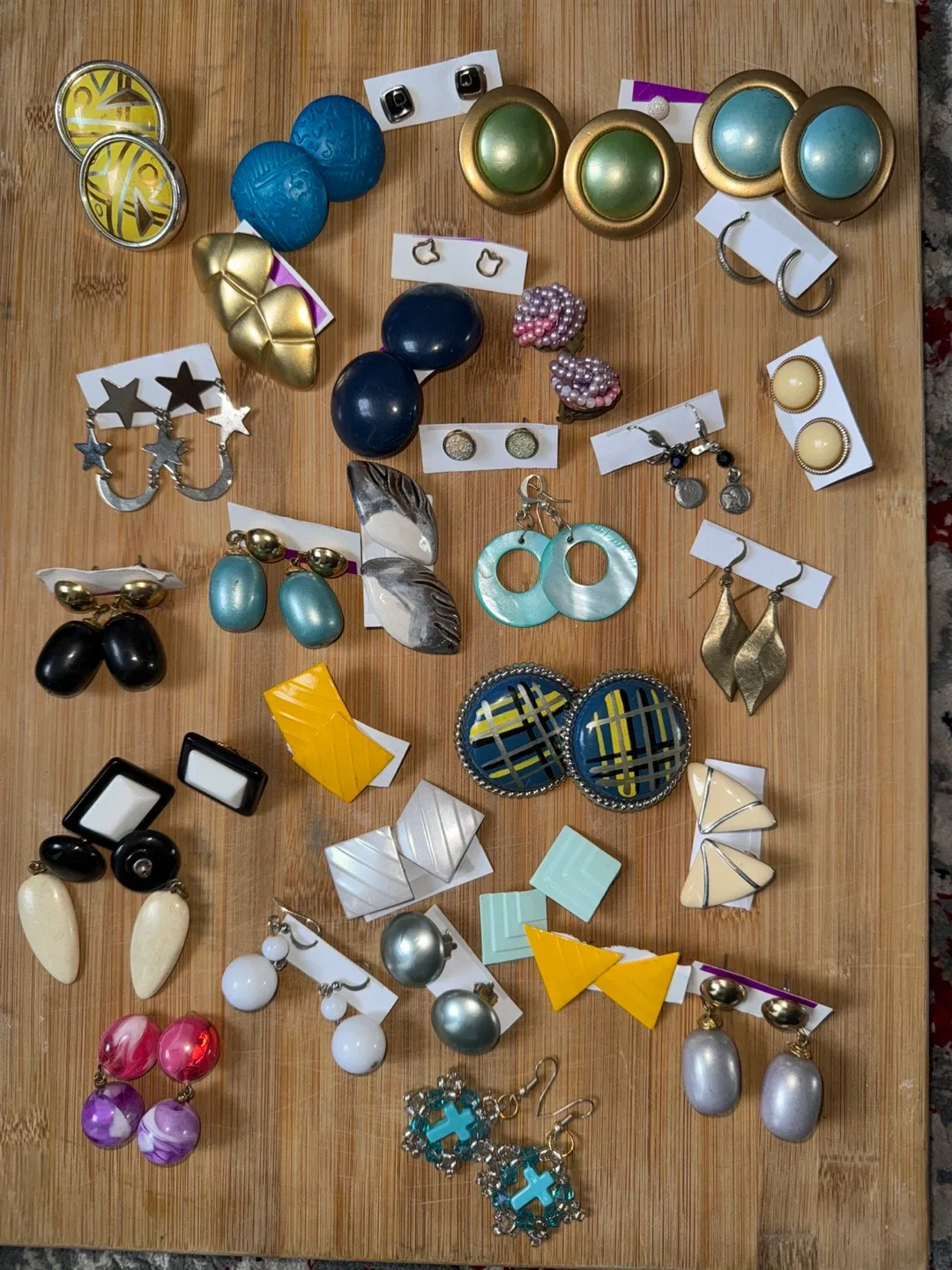 Assorted Vintage Earrings “#clean out”.