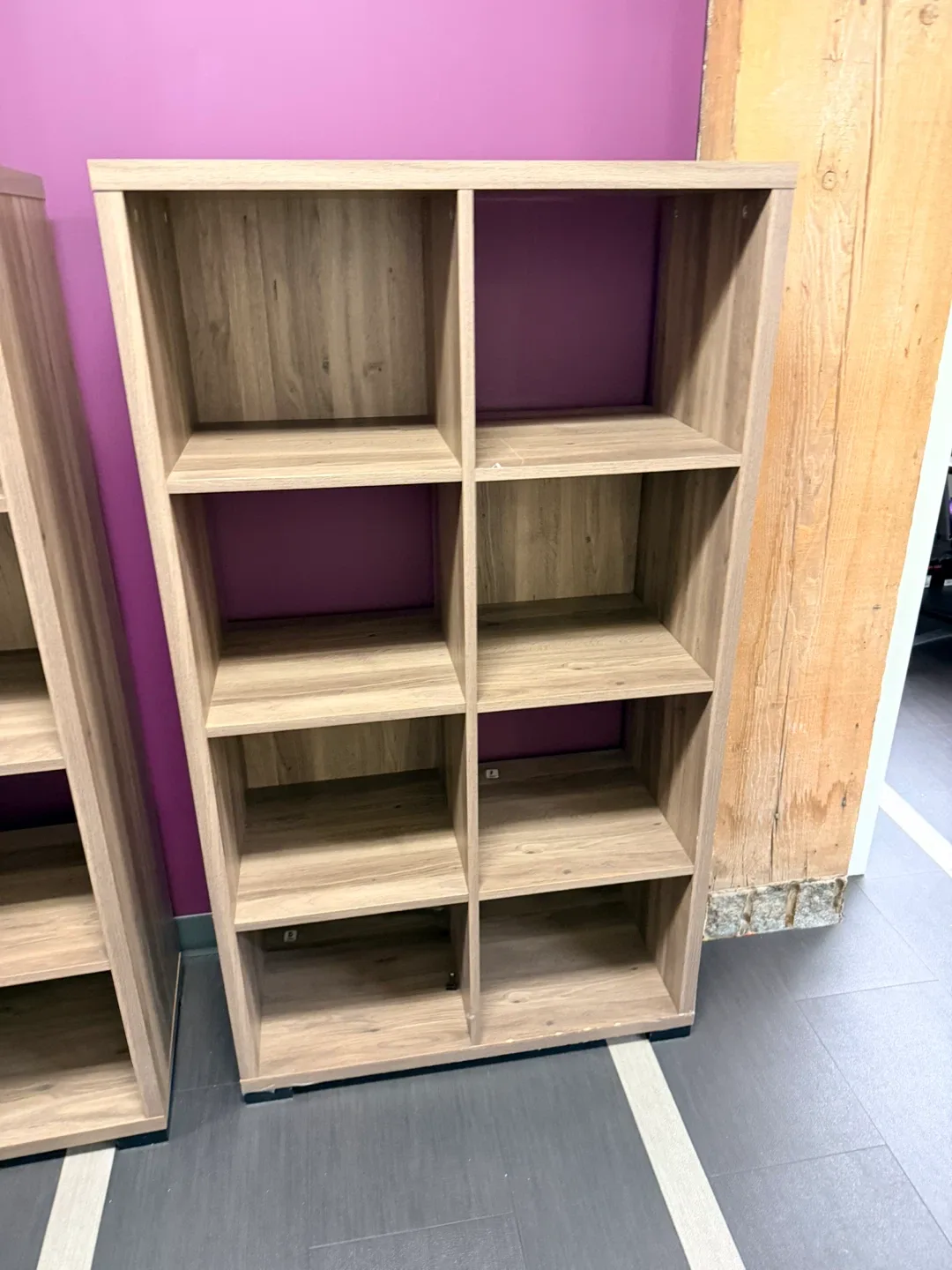 2 Kallax style Wooden 8-Cube Shelving Unit image indicator(3)