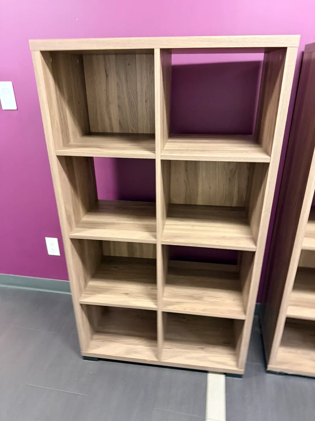 2 Kallax style Wooden 8-Cube Shelving Unit image indicator(2)