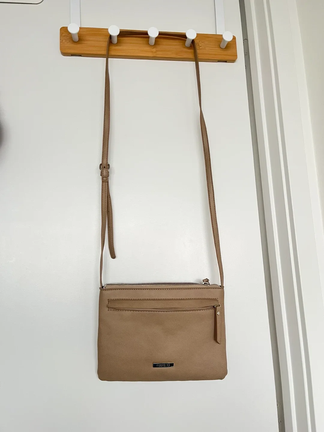 Roots 73 Beige Crossbody Bag