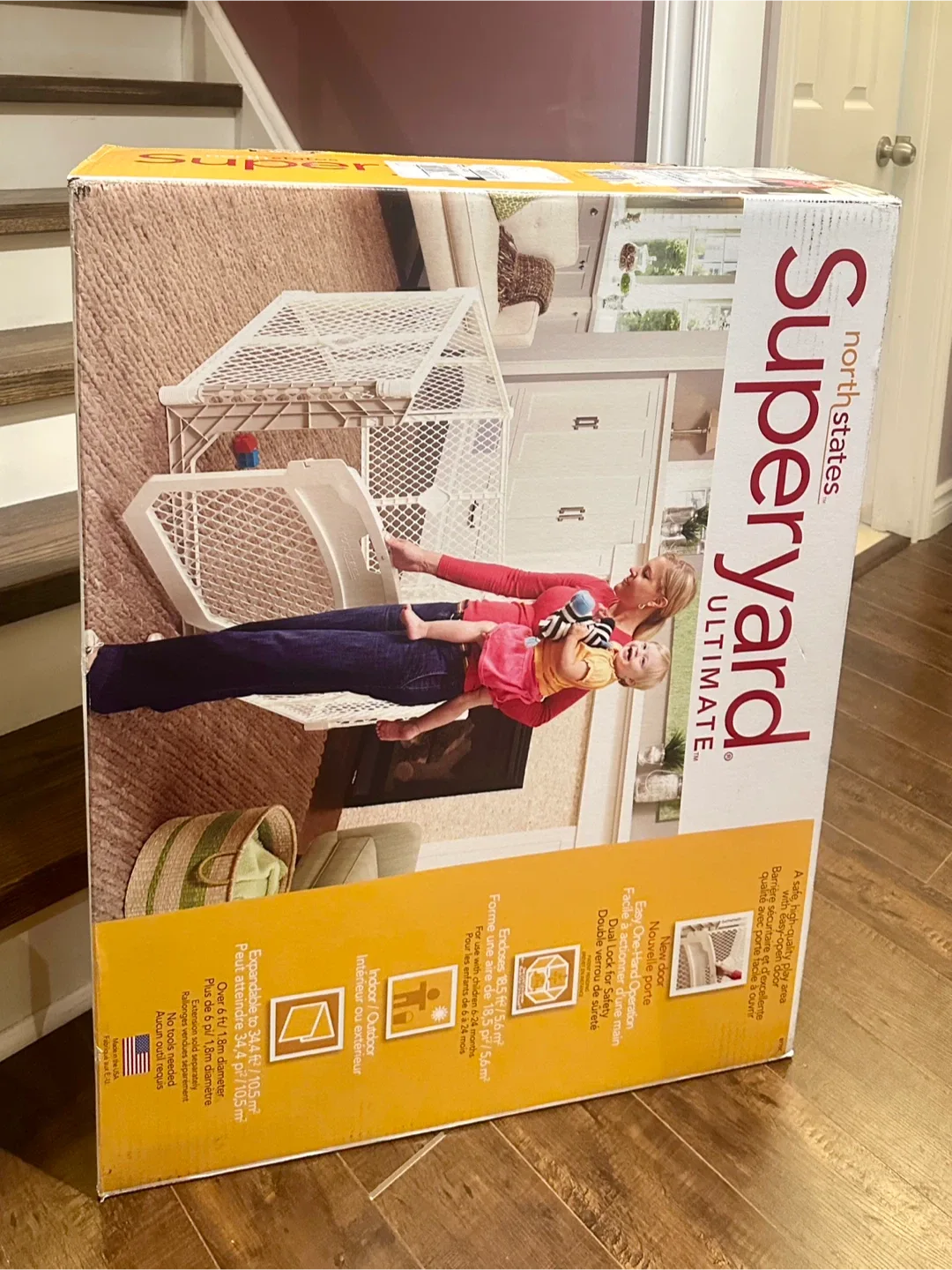 Superyard Ultimate Indoor/Outdoor Play yard with door image indicator(3)