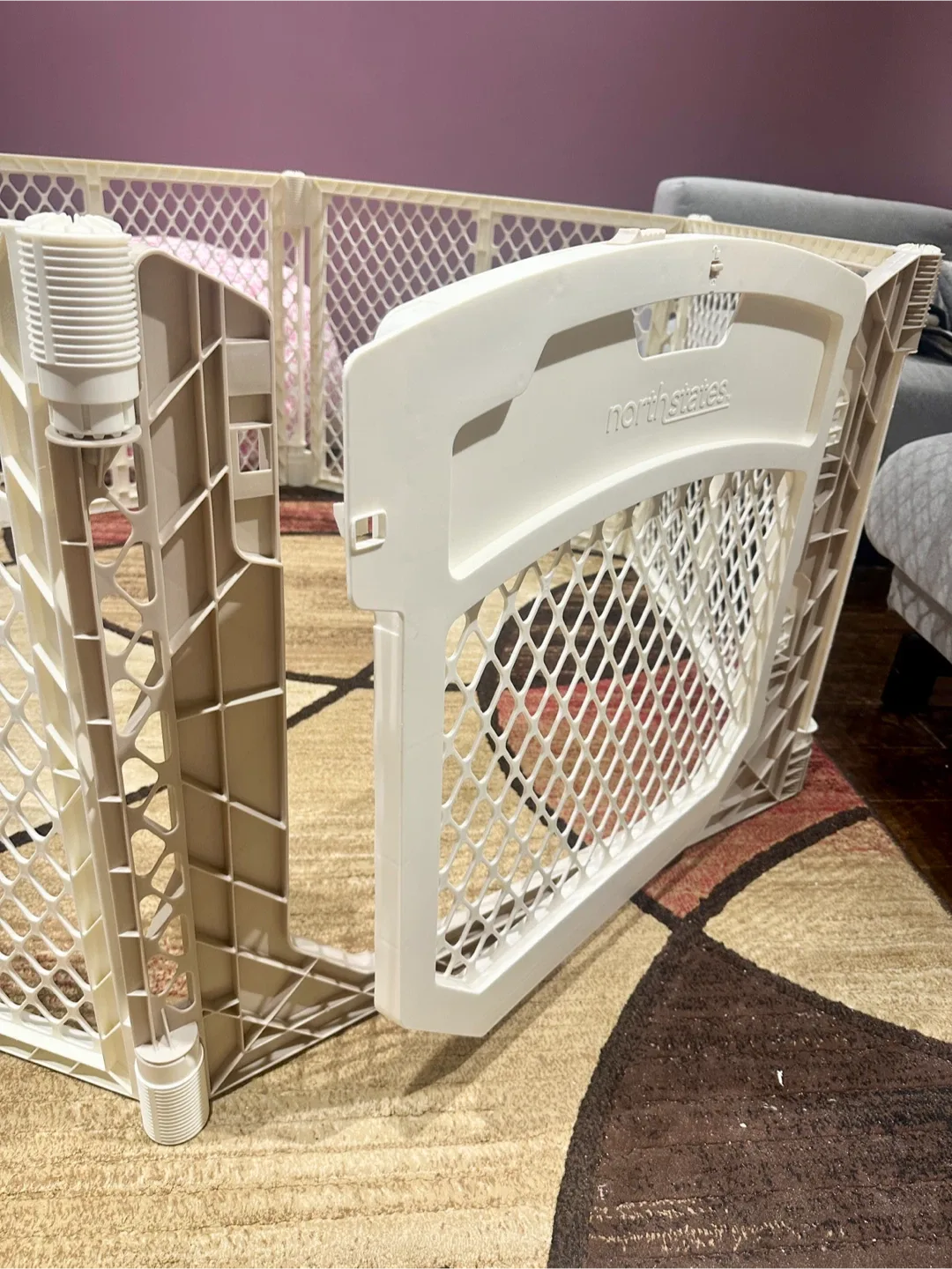 Superyard Ultimate Indoor/Outdoor Play yard with door image indicator(2)