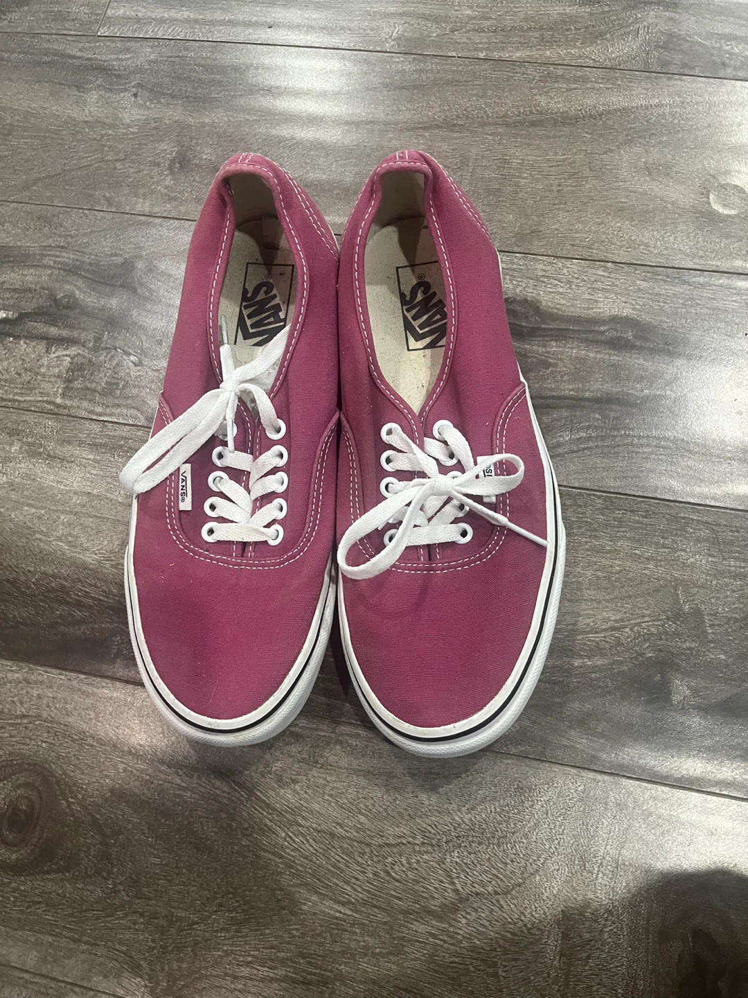 Vans Authentic Marvel & Burgundy Sneakers #cleanout - photo 4