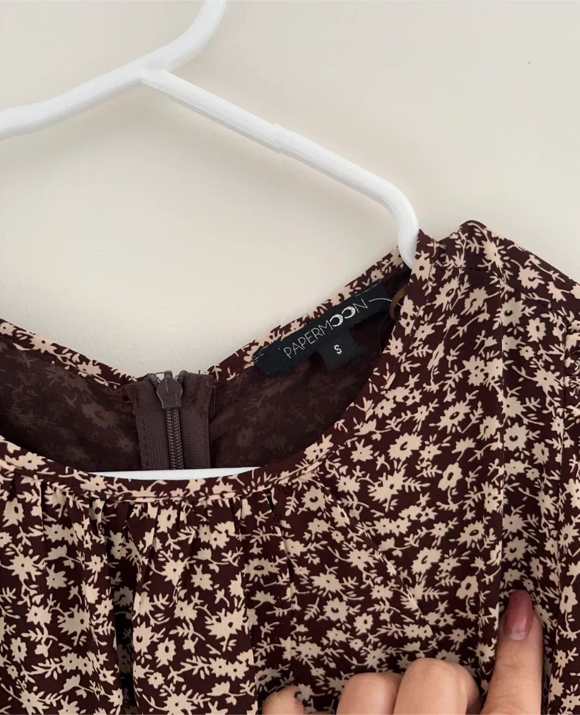 Papermoon Floral Cutout Maxi Dress - Size S image indicator(6)