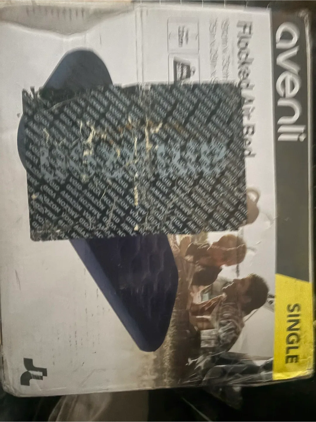 Avenli Flocked Air Bed - Single