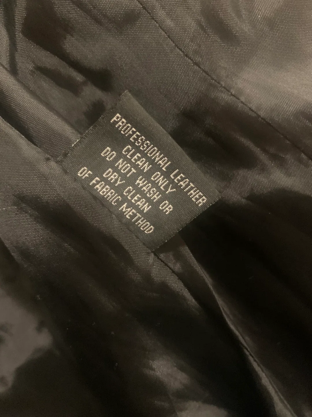 Black Genuine Leather Coat #Cleanout image indicator(4)