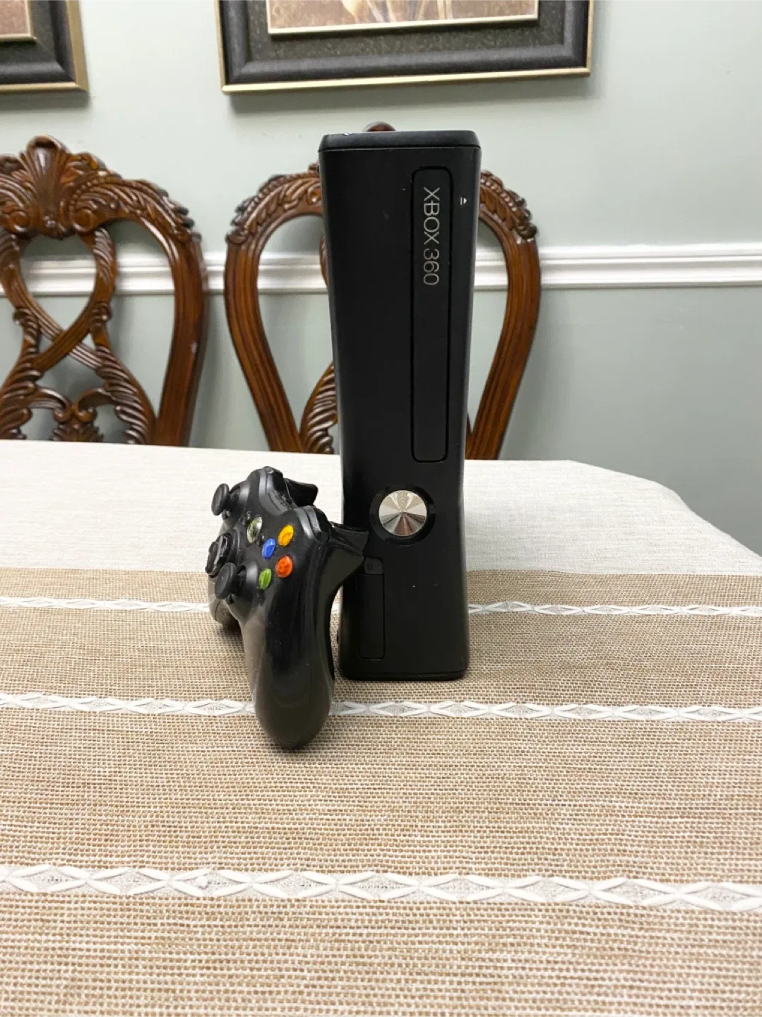 Xbox 360 with Controller and Power Supply
