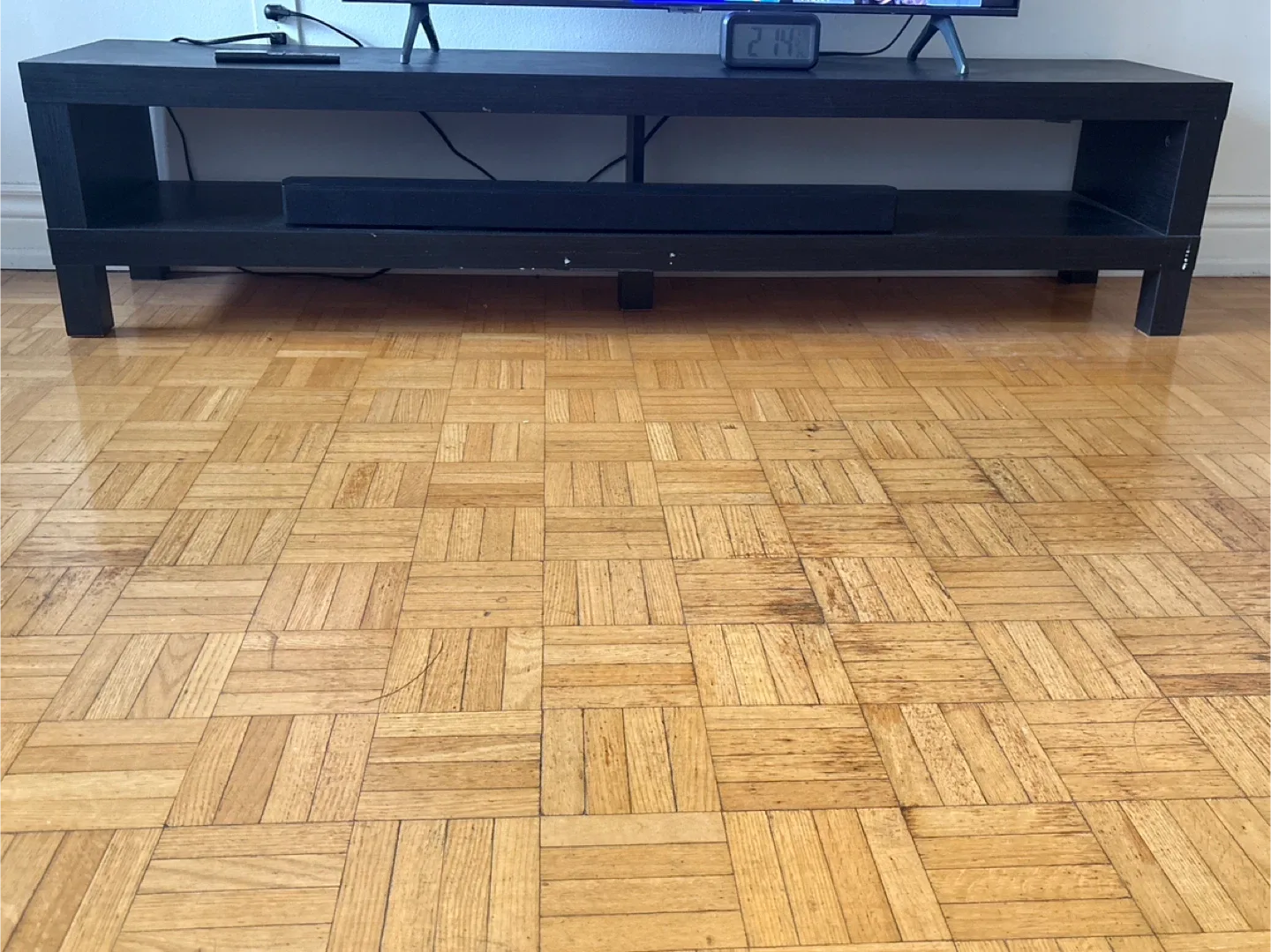 IKEA TV Bench - Black-Brown image indicator(2)