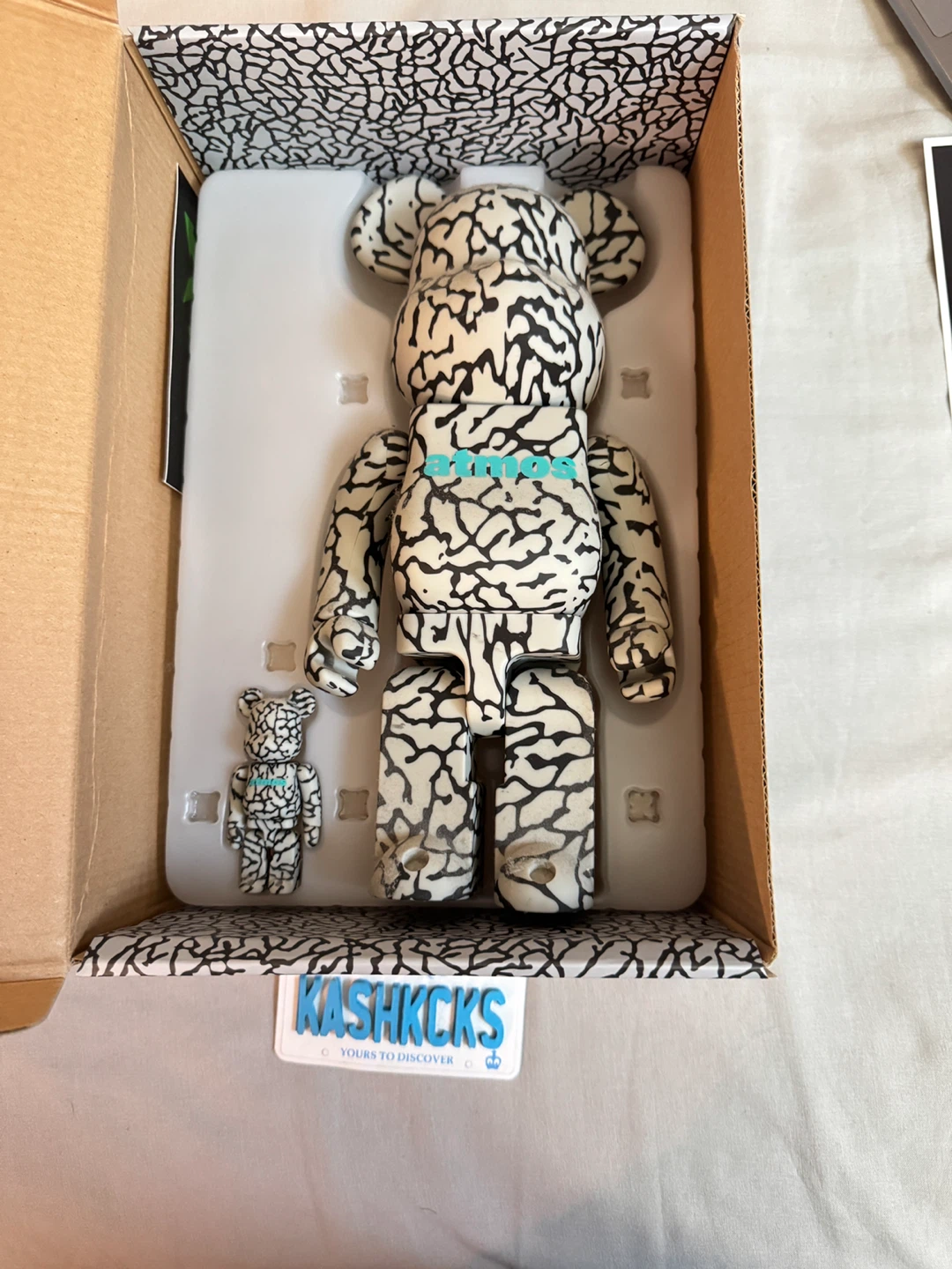 Bearbrick Atmos Elephant 100% & 400% Set