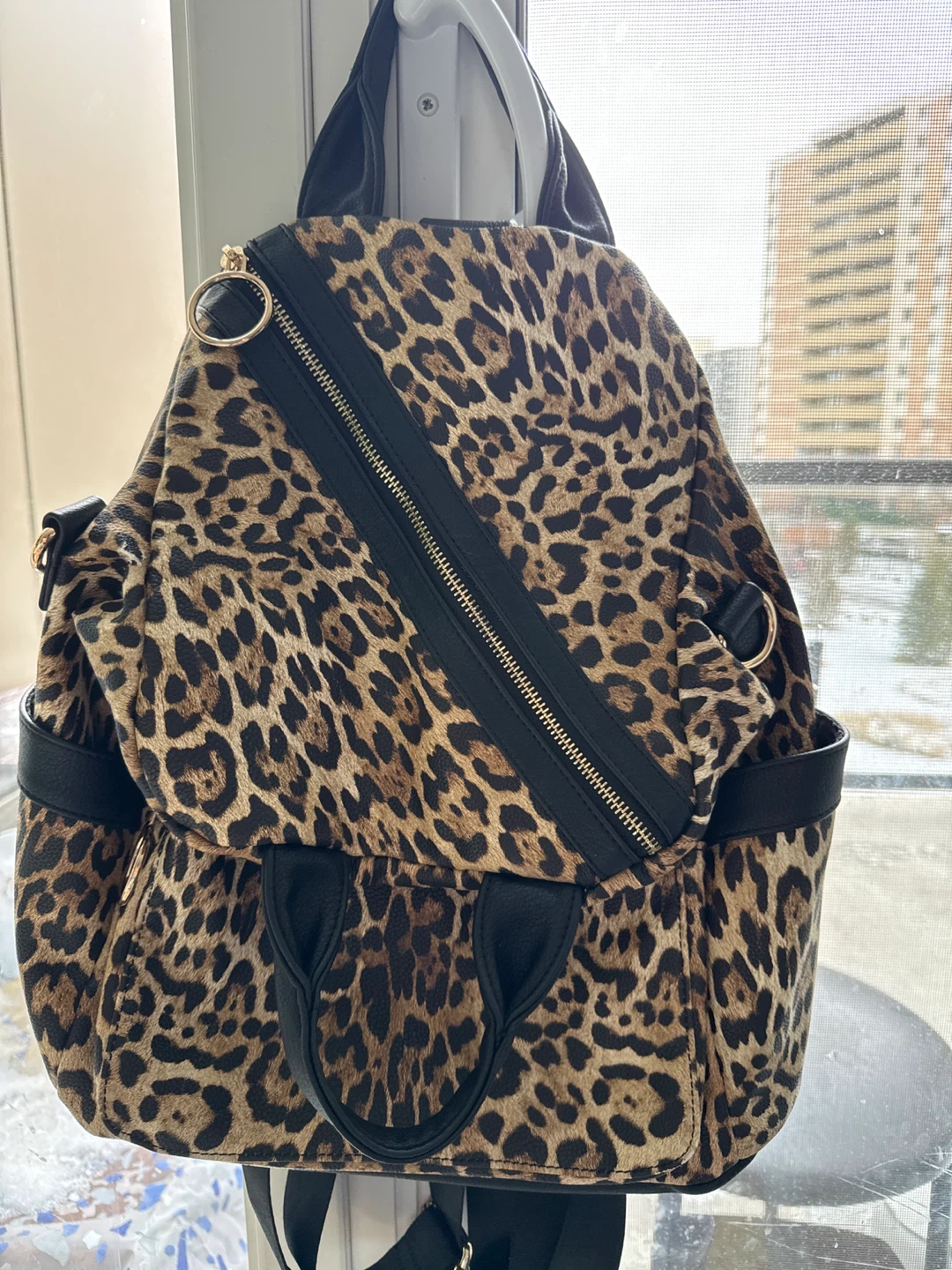 “#Clean out “Like Dreams Leopard Print Backpack - photo 3