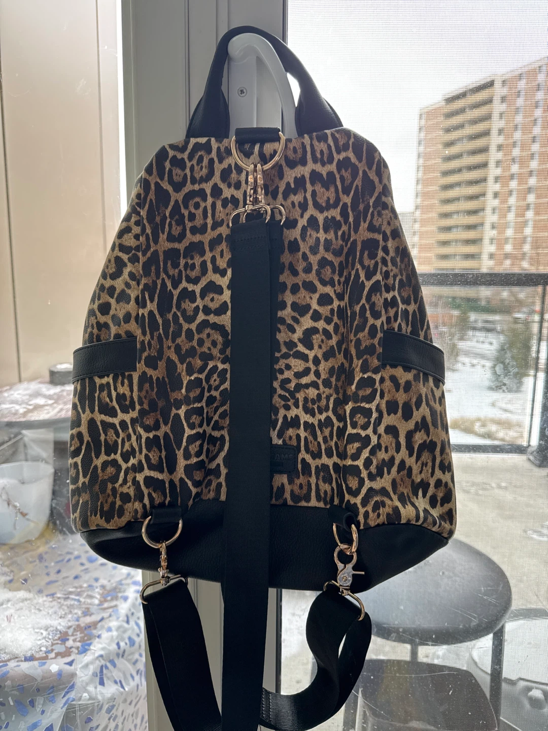 “#Clean out “Like Dreams Leopard Print Backpack - photo 4