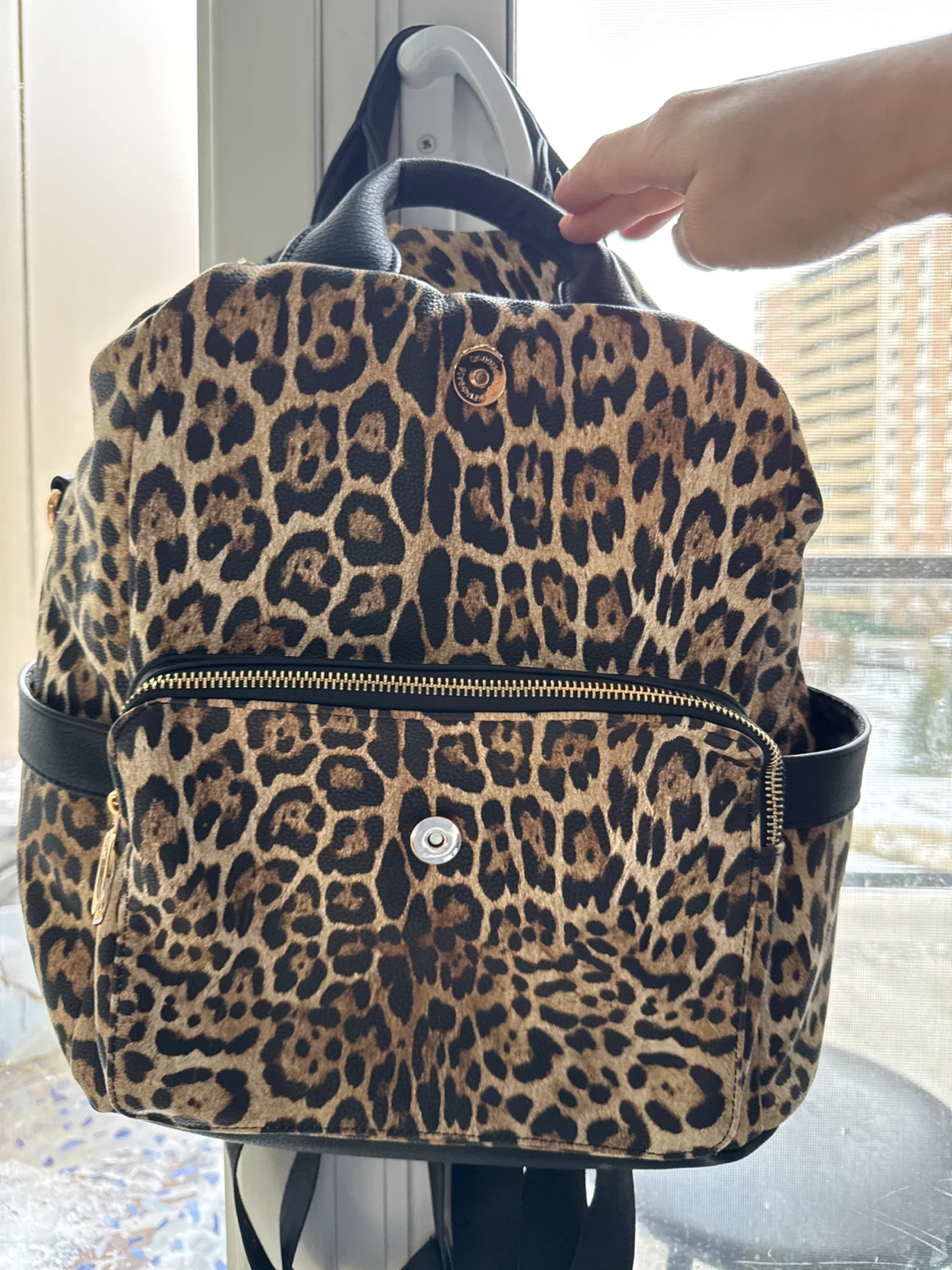 “#Clean out “Like Dreams Leopard Print Backpack - photo 2