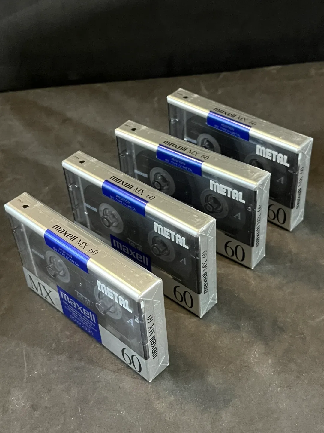 Maxell MX 60 Metal Position Audio Cassette Tapes (4) image indicator(5)