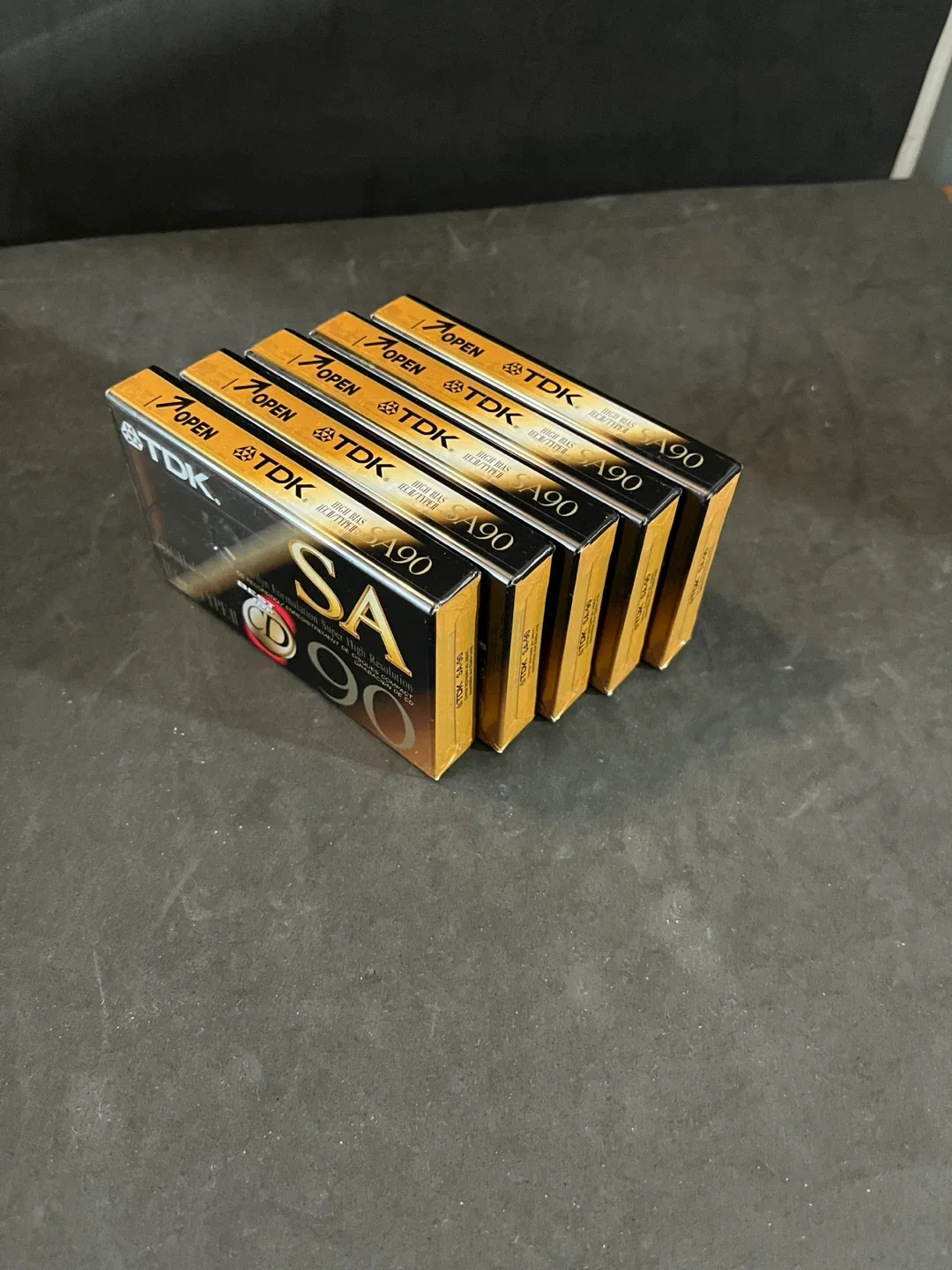 TDK SA-90 High Bias IEC II/Type II Cassette Tapes - NEW image indicator(5)