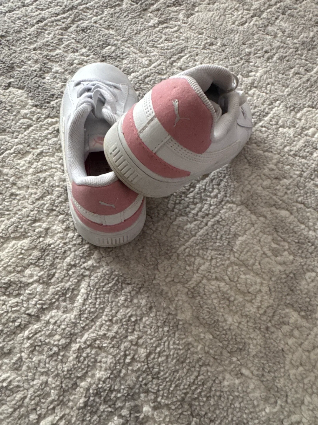 Puma White & Pink Sneakers - Size 10C image indicator(2)