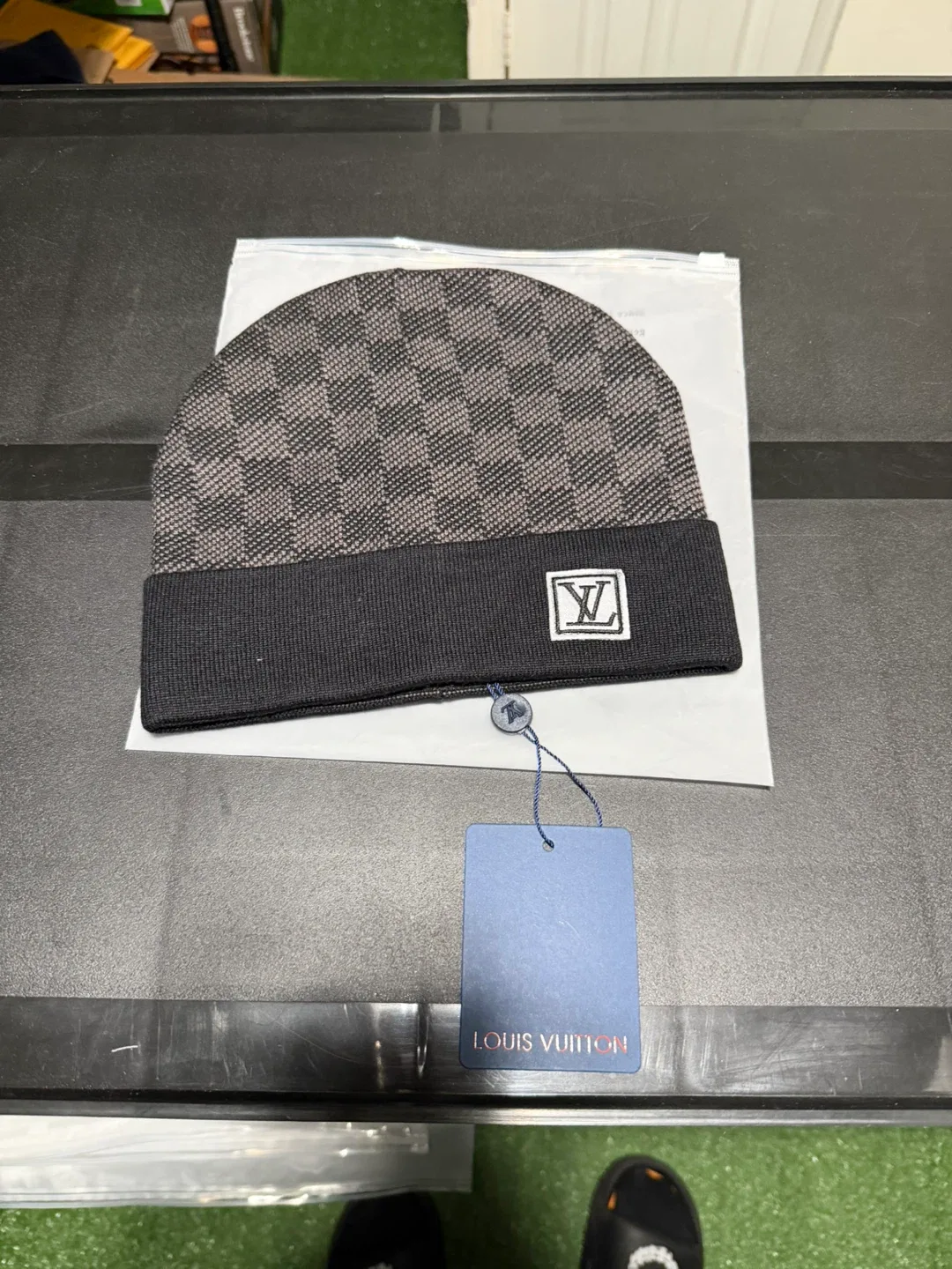 Louis Vuitton Damier Beanie Hat