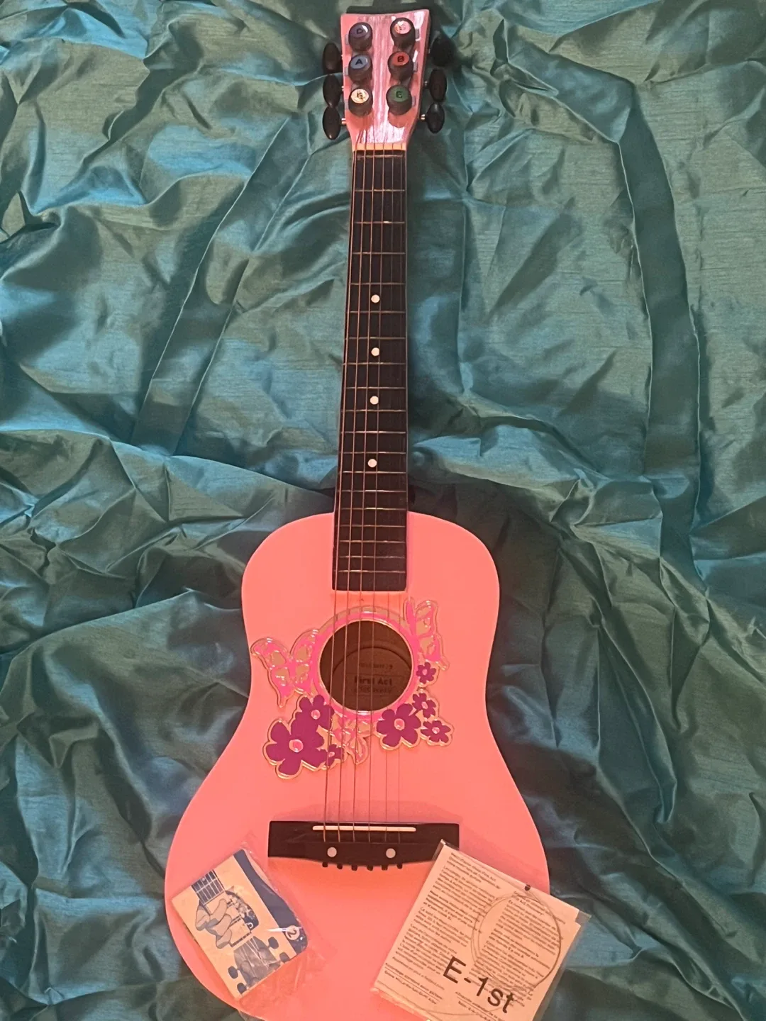 Pink Children's Guitar