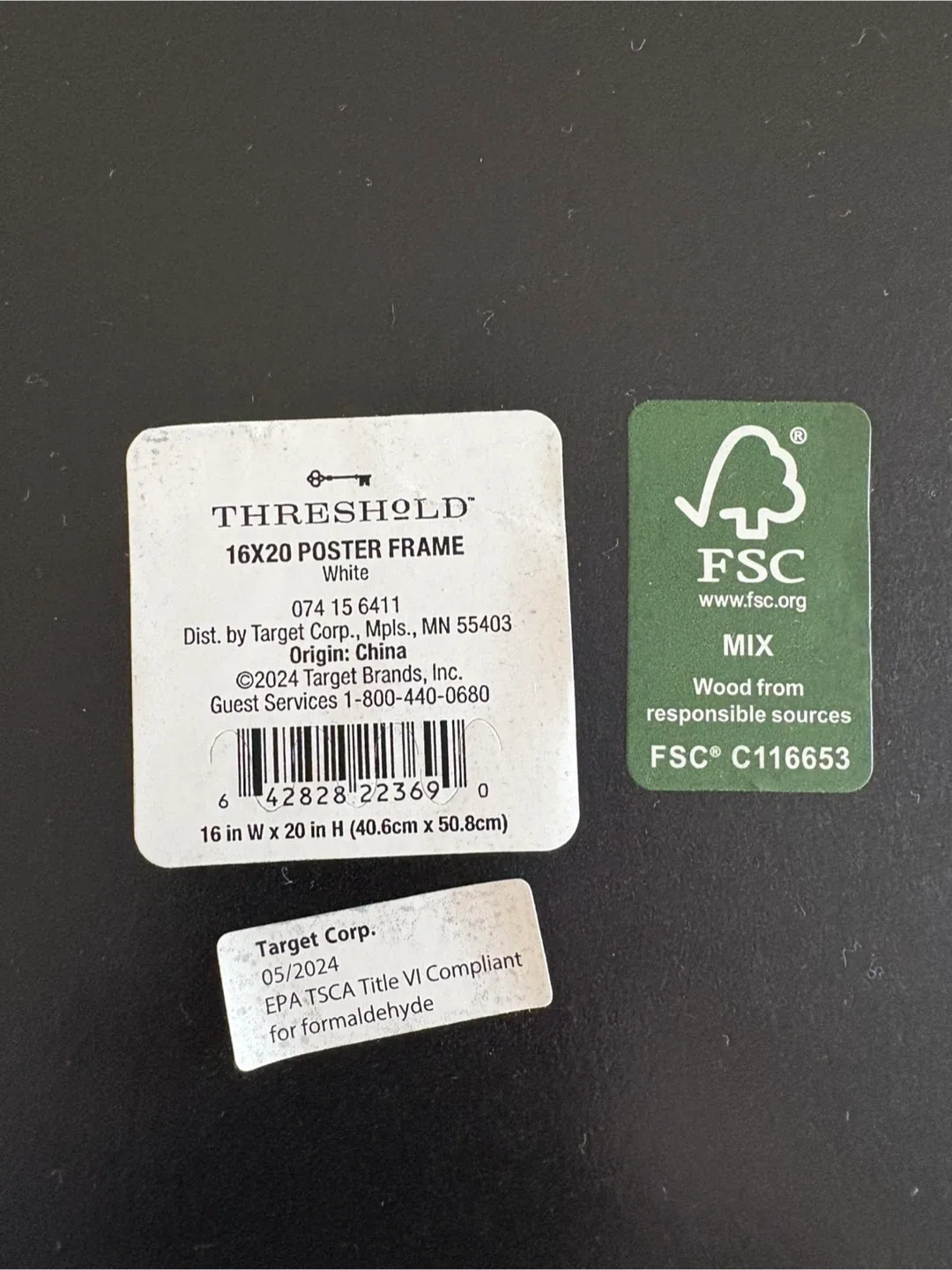 16x20 White Poster Frame image indicator(3)