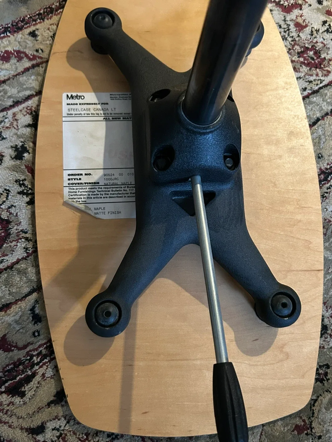 Adjustable Height Rolling Tables/ chairs $65 pair image indicator(7)