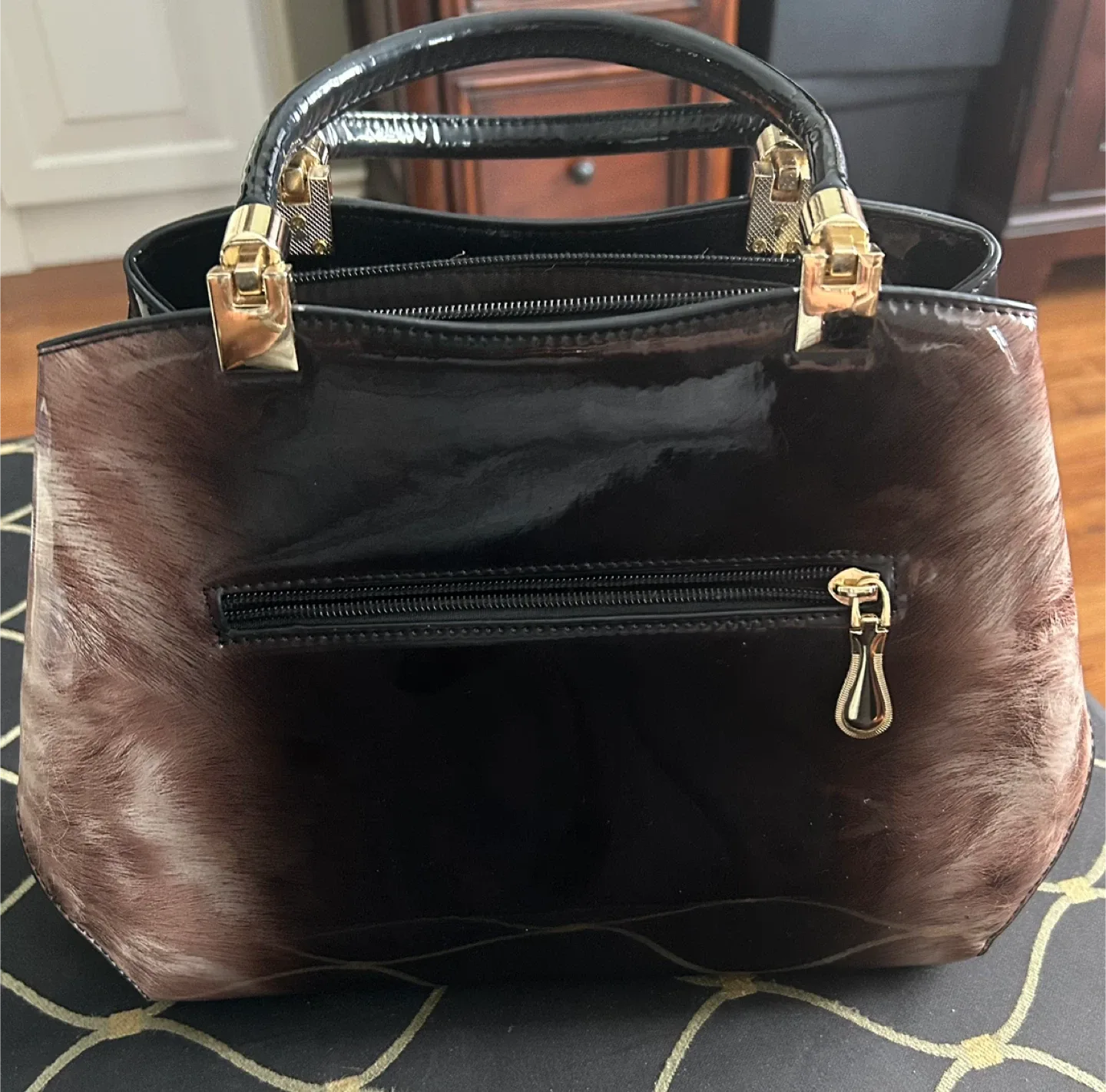 Brown & Black Handbag image indicator(2)