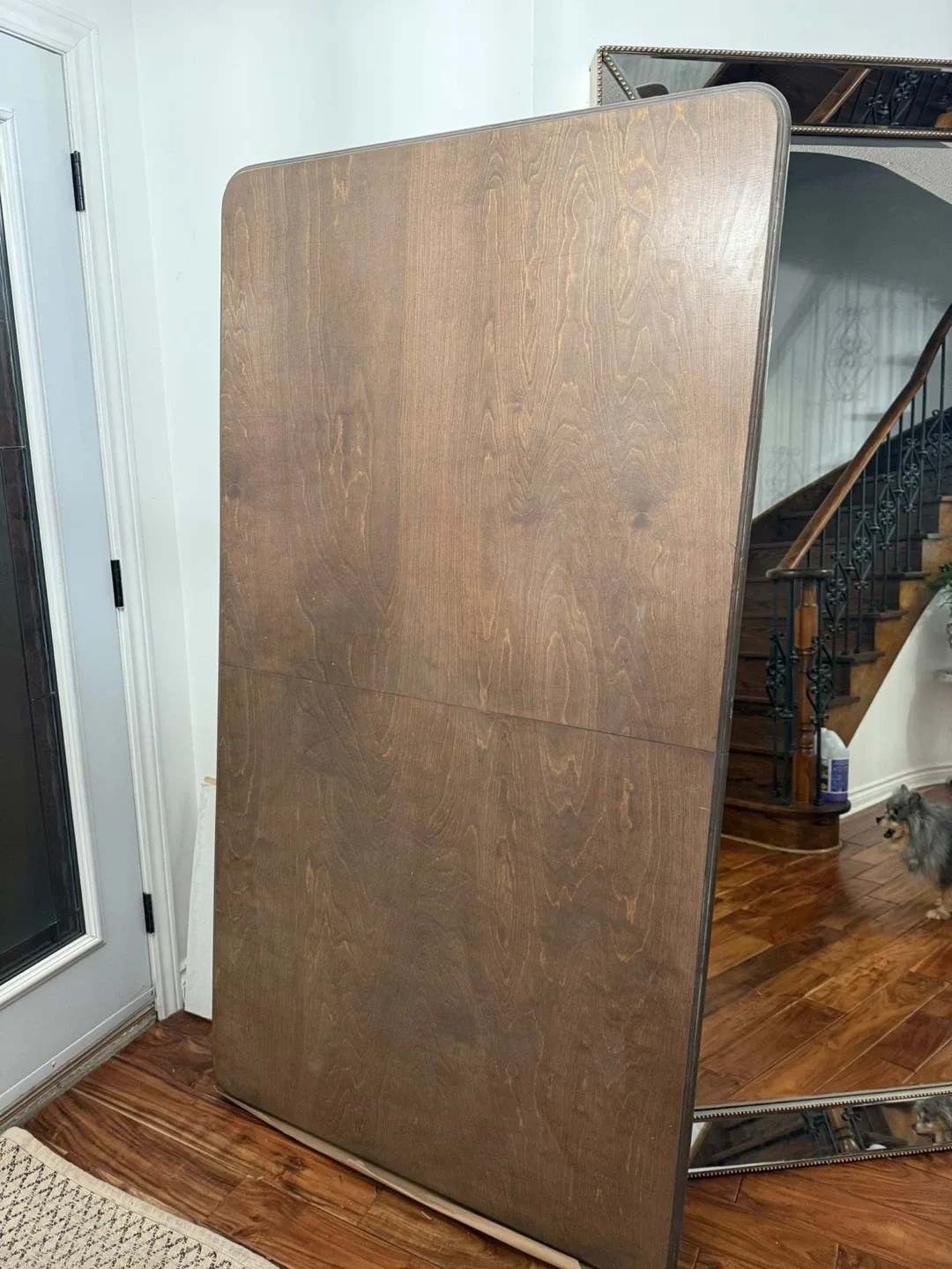 Red Wood Dining Table